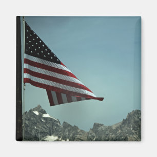 Bandera sobre el imán del tetón