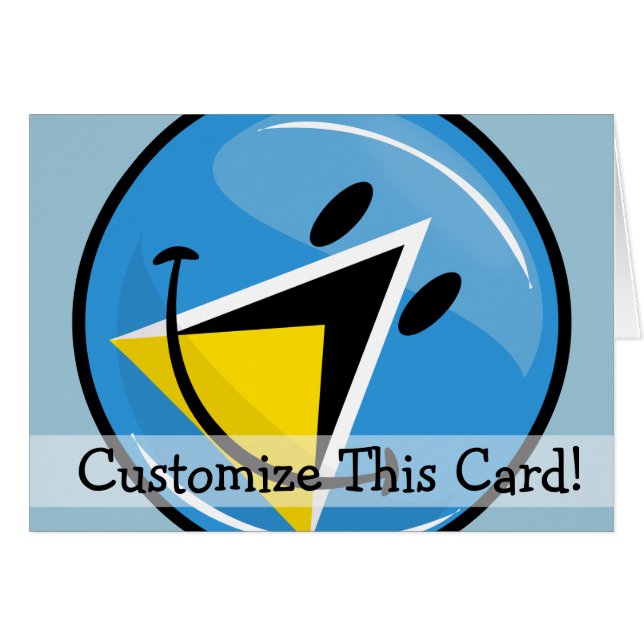 Bandera sonriente de Santa Lucía (Anverso (Horizontal))