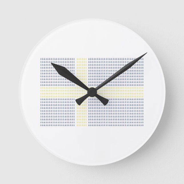 Bandera sueca w å - Reloj (Anverso)
