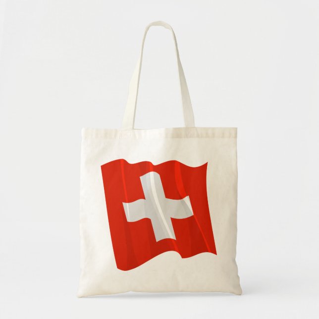 Bandera suiza Bolsa de Tote (Frente)