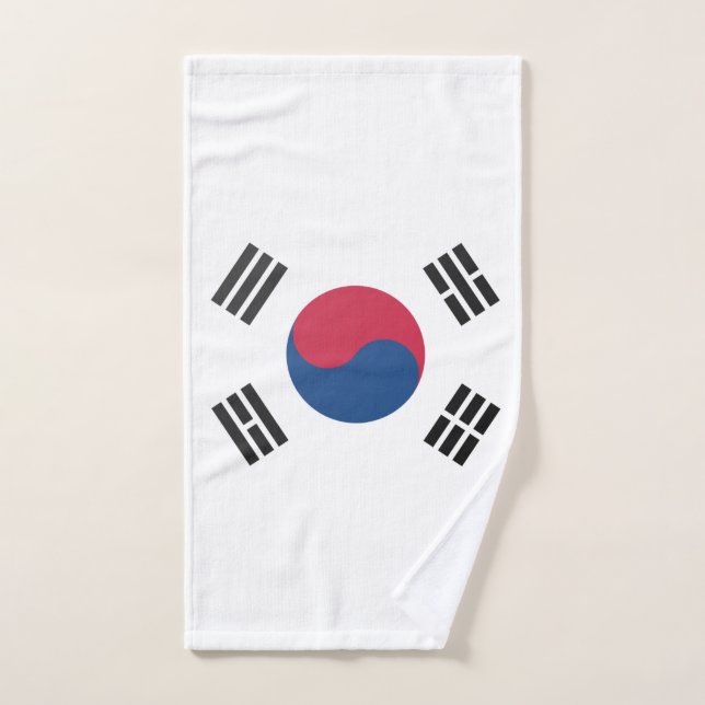 Bandera surcoreana (Toalla de mano)