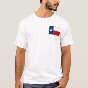 Bandera texana + camiseta de mapa