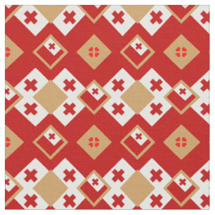 Bandera tonga y moda trendy de tela