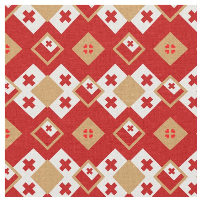 Bandera tonga y moda trendy de tela (De cerca)