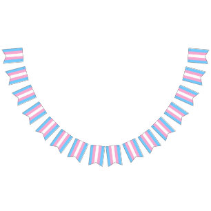 Bandera transgénero Banner Bunner Fiesta LGBT