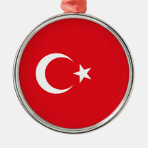 Bandera turca (Turquía) Ornamento cerámico