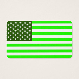 bandera verde de la ecología de los estados unidos