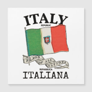 Bandera vintage del país Italia