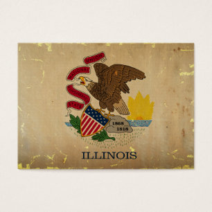 Bandera VINTAGE.png del estado de Illinois