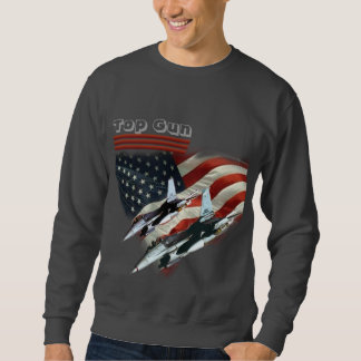 Bandera y aviones de combate de Top Gun de la
