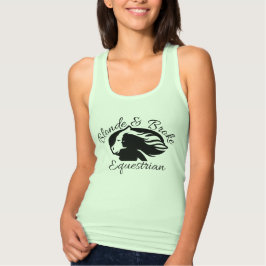 Bandera y broca - Logotipo negro - Tank Top