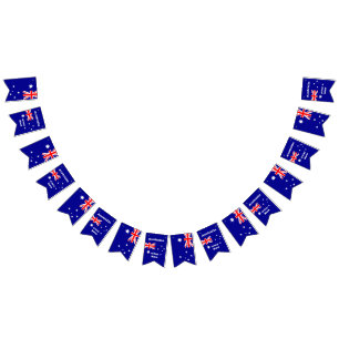 Bandera y Fiesta australianos Banner/Bodas