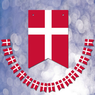 Bandera y Fiesta danesa Banderas / Bodas de Dinama