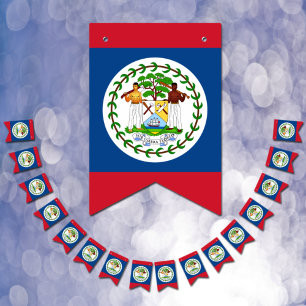Bandera y Fiesta de Belice Banderas / Bodas