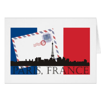 Bandera y horizonte de París
