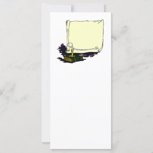 Bandera y libro del vintage con la plantilla de la