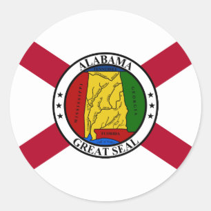 Bandera y sello de Alabama