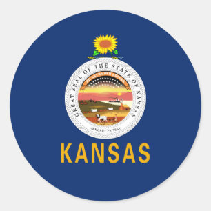 Bandera y sello de Kansan, Bandera de Kansas
