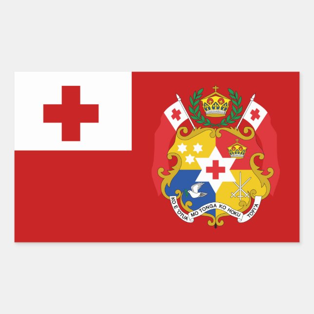 Bandera y sello de Tonga, bandera de Tonga (Anverso)