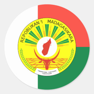 Bandera y sello malgaches, bandera de Madagascar