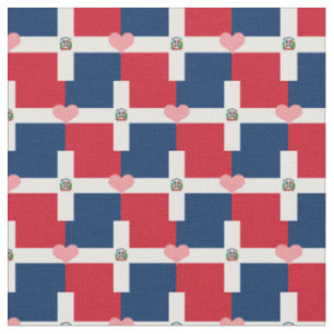 Bandera y tela cardíaca de República Dominicana/