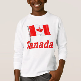 Bandera y texto canadienses