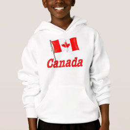 Bandera y texto canadienses