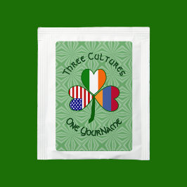 Banderas americanas armenias de Shamrock personali