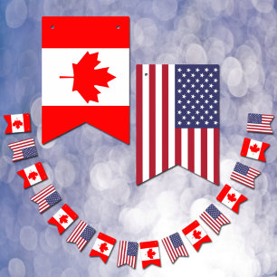 Banderas americanas canadienses, banderas Fiestas 