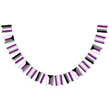 Banderas asexuales del empavesado del espectro