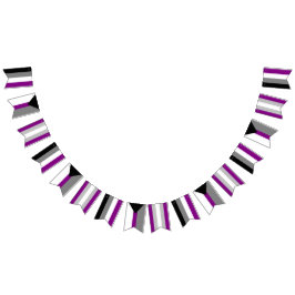 Banderas asexuales del empavesado del espectro