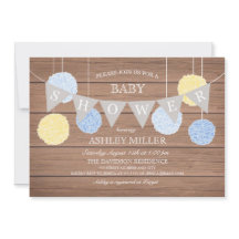 Banderas azules y flaquezas - Invitación de Baby S