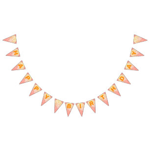 Banderas coralinas y soleadas del empavesado del