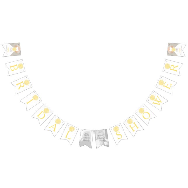 Banderas de afiches de fotos de ducha de novia ama (Todo)