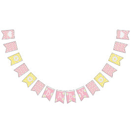 Banderas de Baby Shower temáticas de margaritas ro