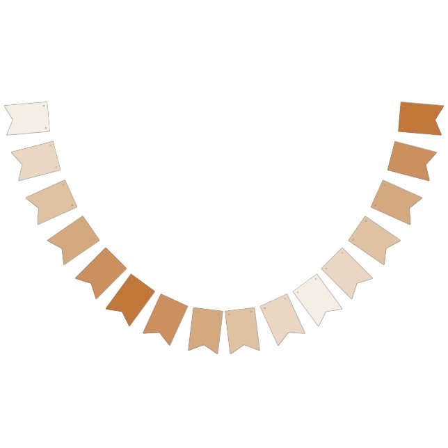 Banderas de banderín de encanto rústico - Gradient (Todo)