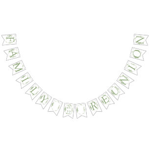 Banderas de banderines personalizables de verde pa