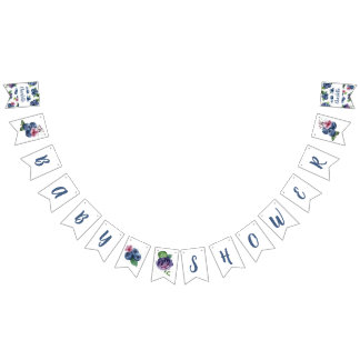 Banderas de banderines personalizadas para Baby Sh