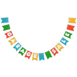 Banderas de banner de la venta de garaje