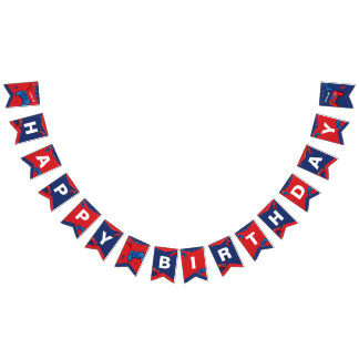 Banderas de Bungalows de cumpleaños para juegos, p