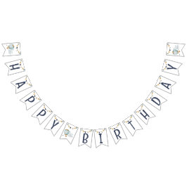 Banderas de Bungalows de globos acuáticos Blue Hot