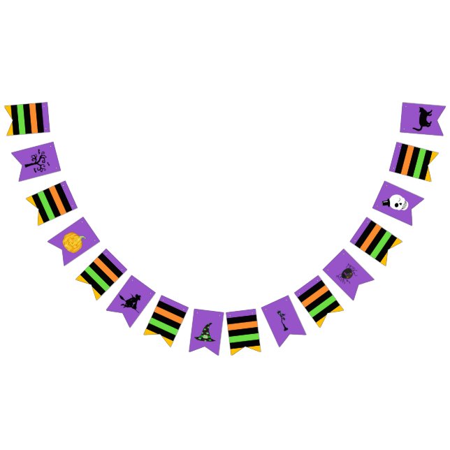 Banderas de Bungalows de símbolos de Halloween (Todo)