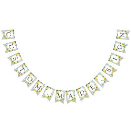 Banderas de Bungalows de texto de Personalizado de