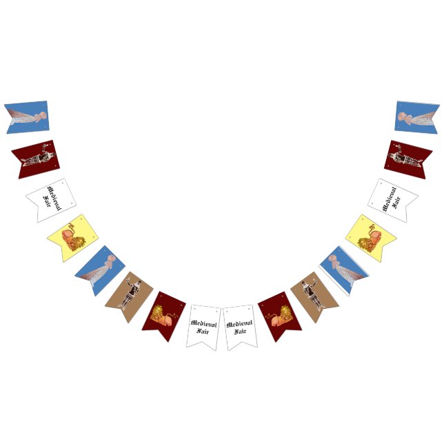 Banderas de Bungalows Medieval Fair Knights and La (Todo)