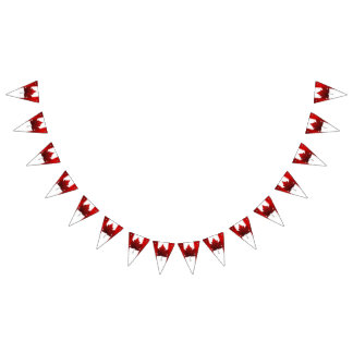 Banderas de Bunting Banners de Canadá Decoraciones