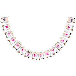 Banderas de Bunting Birthday de Bicicleta Stunt Bi