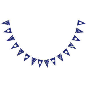 Banderas de Bunting Blue del equipo de Lacrosse