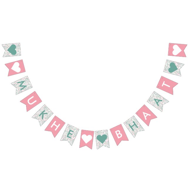 Banderas de Bunting Bougainvillea Annaprashan (Todo)