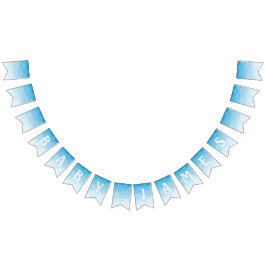 Banderas de Bunting de Baby Shower en la nube