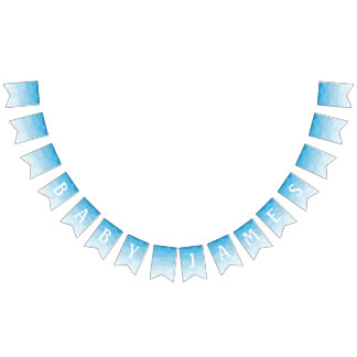 Banderas de Bunting de Baby Shower en la nube